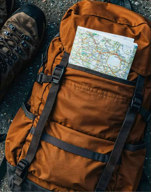 Durable outdoor backpack suitable for hiking and travel