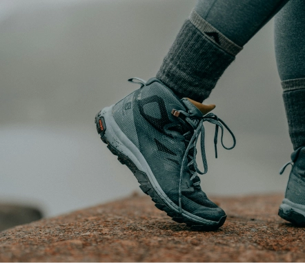 Hiking boots designed for outdoor trails